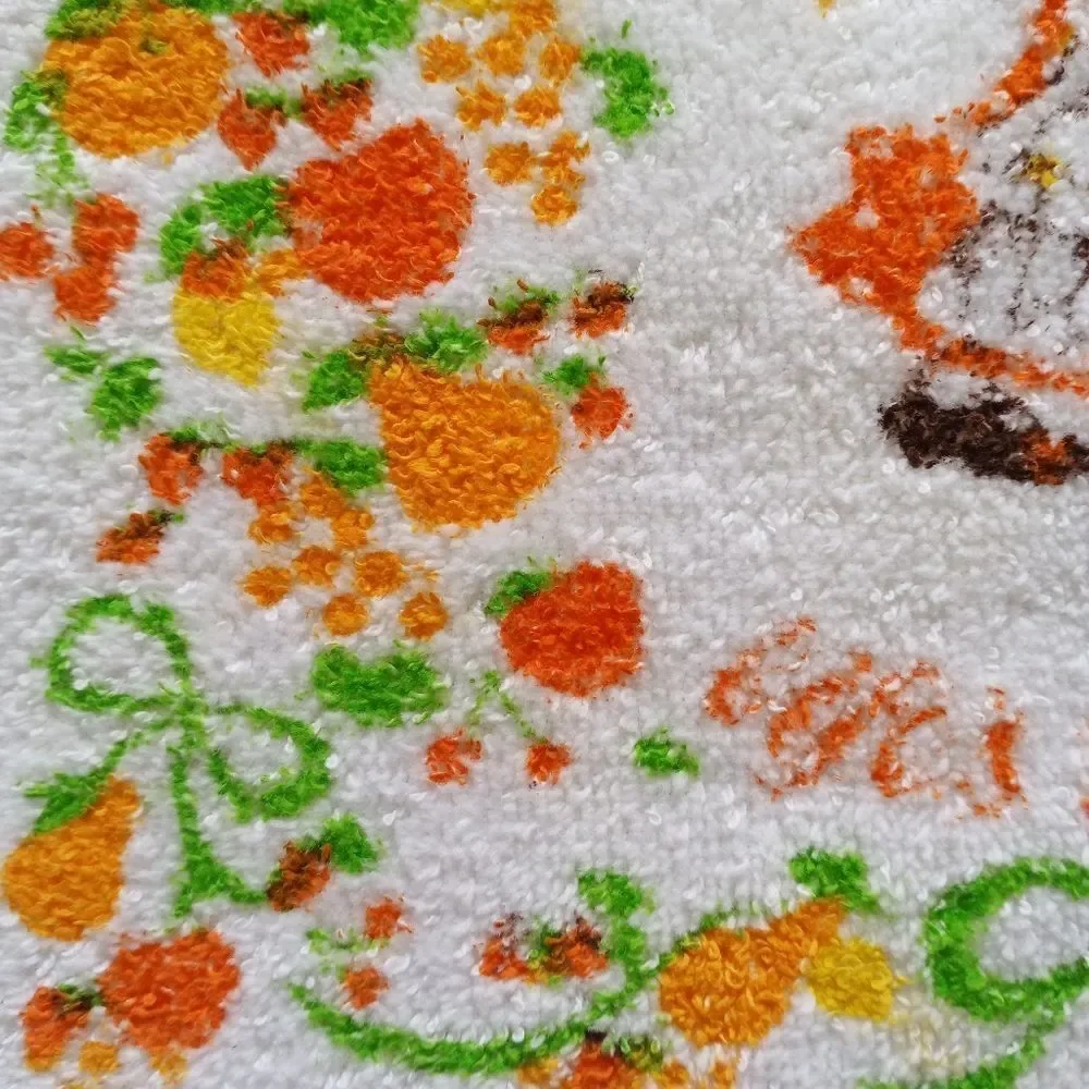Holly Hobbie style washcloth